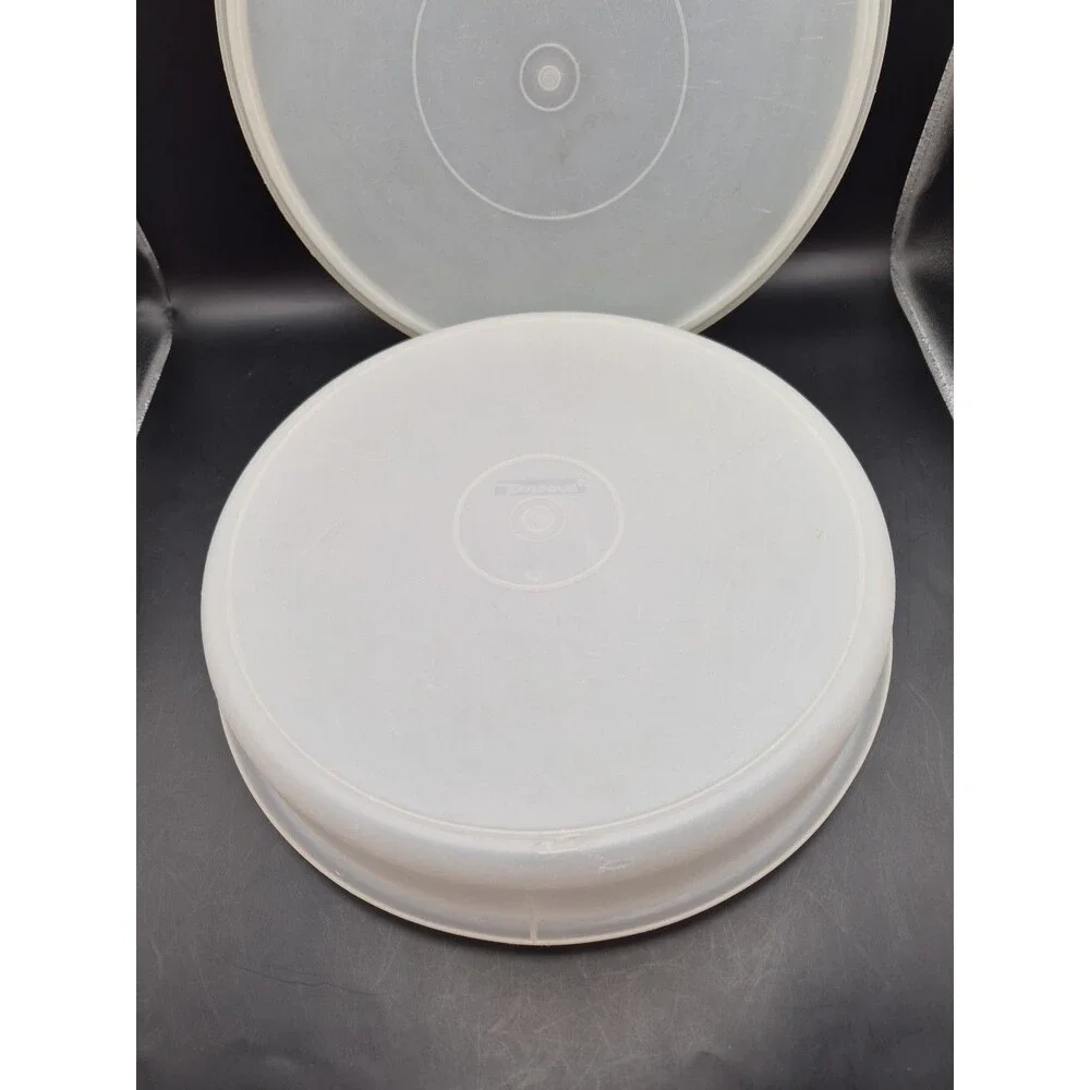 VTG Clear White Tupperware 12